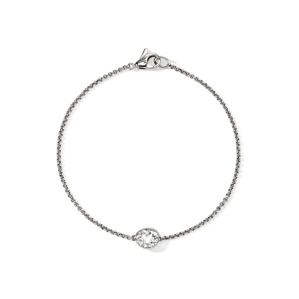 John Hardy Lovestruck Sterling Silver Lab-Grown Diamond Bracelet .75 CTW Bradley's Jewelers Jacksonville, NC