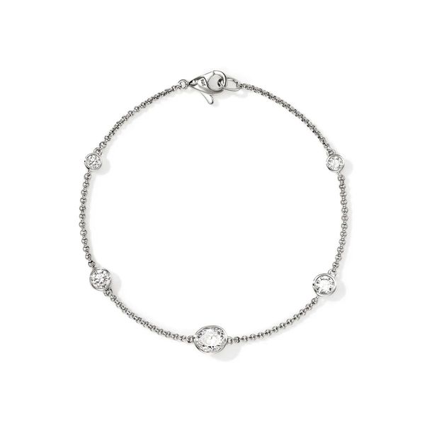 John Hardy Lovestruck Sterling Silver Lab-Grown Diamond Bracelet 1.45 CTW Bradley's Jewelers Jacksonville, NC