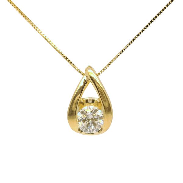 10K Yellow Gold Sirena 0.50CT Lab Grown Diamond Pendant Bradley's Jewelers Jacksonville, NC