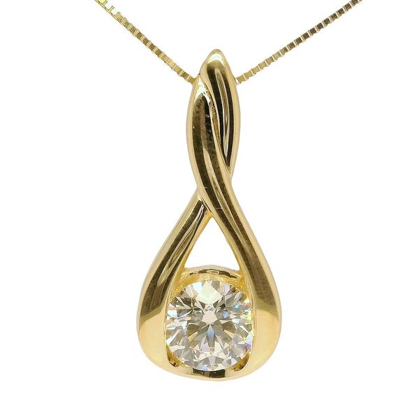 14K Yellow Gold Sirena 2.00CT Lab Grown Round Diamond Ring Bradley's Jewelers Jacksonville, NC