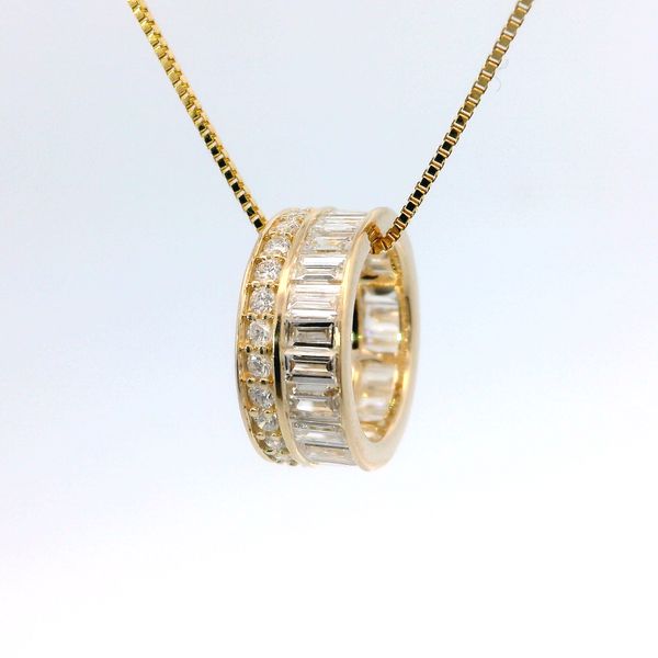 Yellow 14 Karat Circle Bead Laboratory Grown Diamond Jewelry With = 0.75Twt Various Shapes E/F Vs2 Diamonds Bradley's Jewelers Jacksonville, NC