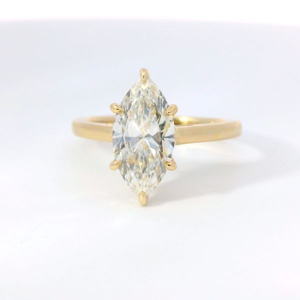 14K Yellow Gold 1.97 Ct Marquise Lab Grown Diamond Solitaire Engagement Ring | Bradley's Jewelers Jacksonville NC Bradley's Jewelers Jacksonville, NC