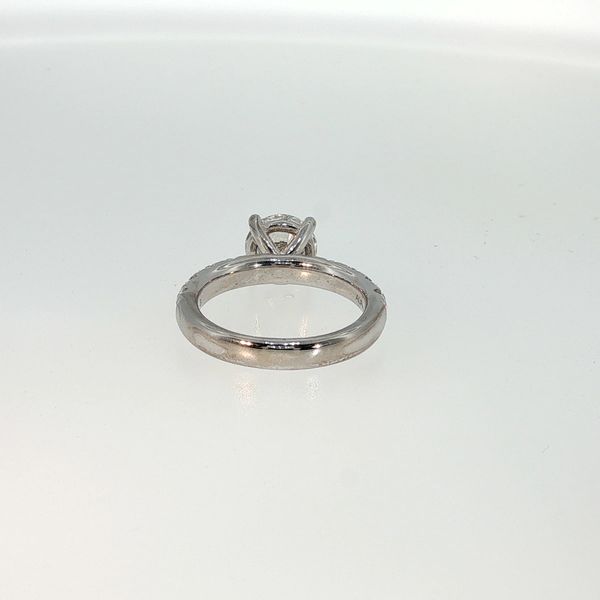 14K White Gold 2.00 Ct Round Lab Grown Diamond Bridal Ring Image 3 Bradley's Jewelers Jacksonville, NC