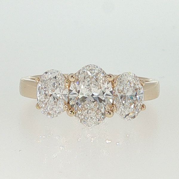 Yellow 14K 3-Stone Lab Grown Diamond Ring – 2.0 Ctw Bradley's Jewelers Jacksonville, NC