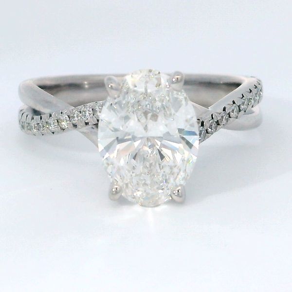 Lab Grown Diamond Engagement Ring Bradley's Jewelers Jacksonville, NC