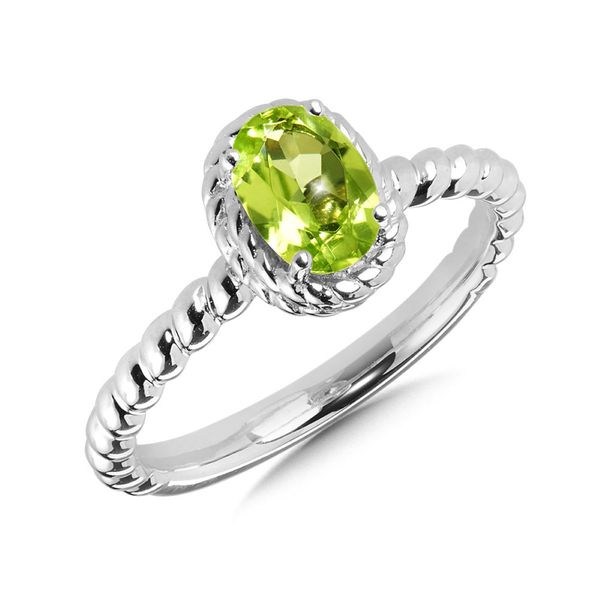 Sterling Silver Peridot Birthstone Ring Bradley's Jewelers Jacksonville, NC