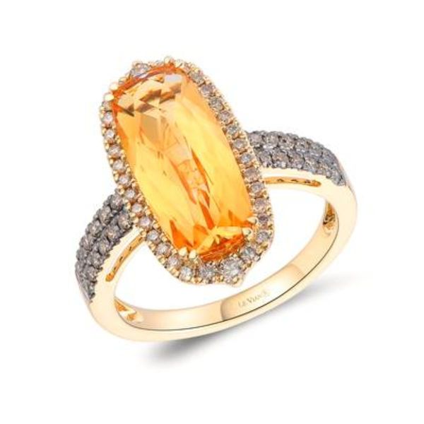 Le Vian® Cinnamon Citrine®, Chocolate Diamonds® & Nude Diamonds™ 14K Honey Gold™ Ring Bradley's Jewelers Jacksonville, NC