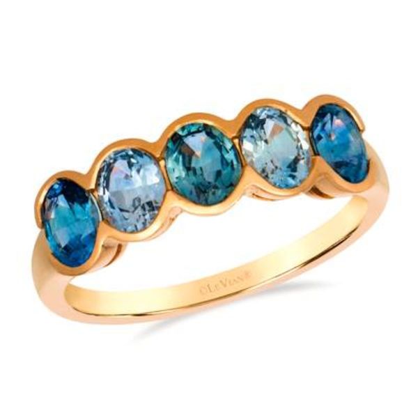 Le Vian® Montana Sapphire Ombré™ Ring in 14K Honey Gold™ Bradley's Jewelers Jacksonville, NC