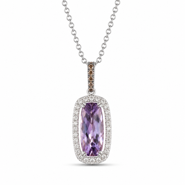LeVian® Art Deco Grape Amethyst™ Pendant in Vanilla Gold® Bradley's Jewelers Jacksonville, NC