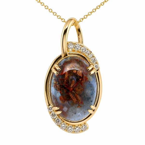 LeVian Honey Gold Aquadite Black and Diamond Ring 10.31CTW Bradley's Jewelers Jacksonville, NC