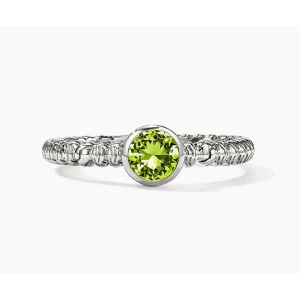 John Hardy Heishi Silver Ring with Peridot Bradley's Jewelers Jacksonville, NC