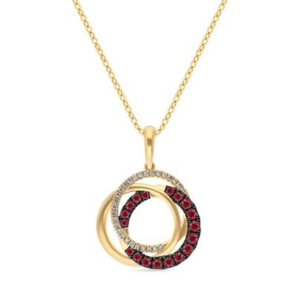 Le Vian® Passion Ruby® & Nude Diamonds™ Pendant in 14K Honey Gold™ Bradley's Jewelers Jacksonville, NC