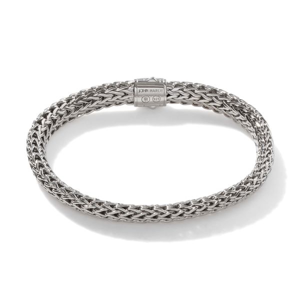 John Hardy Sterling Silver Black Sapphire Classic Chain Bracelet Image 2 Bradley's Jewelers Jacksonville, NC