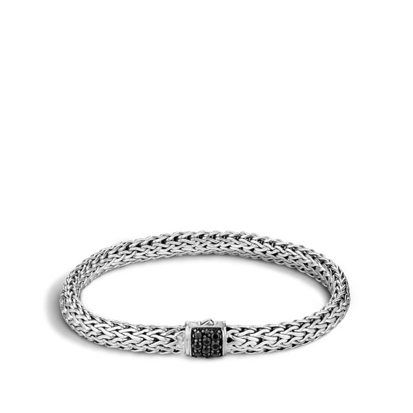 John Hardy Sterling Silver Black Sapphire Classic Chain Bracelet Bradley's Jewelers Jacksonville, NC