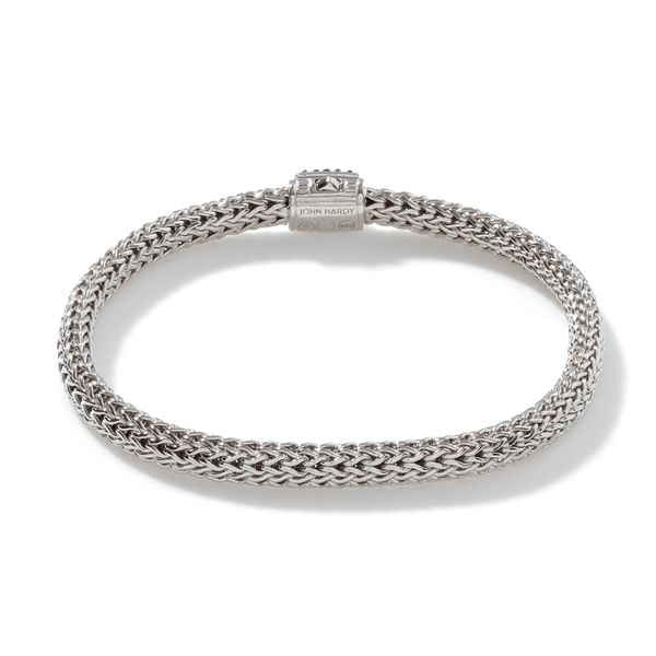 John Hardy Icon Sterling Silver Blue Sapphire Lava Bracelet Image 2 Bradley's Jewelers Jacksonville, NC