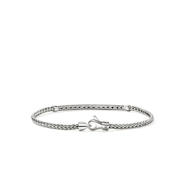 John Hardy Essentials Sterling Silver Black Sapphire Bracelet 2.55mm Image 2 Bradley's Jewelers Jacksonville, NC