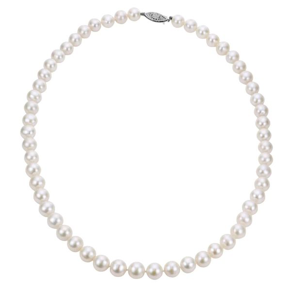 Imperial Sterling Silver 6–6.5mm Freshwater Cultured Pearl Strand Necklace, 18 Inches Bradley's Jewelers Jacksonville, NC