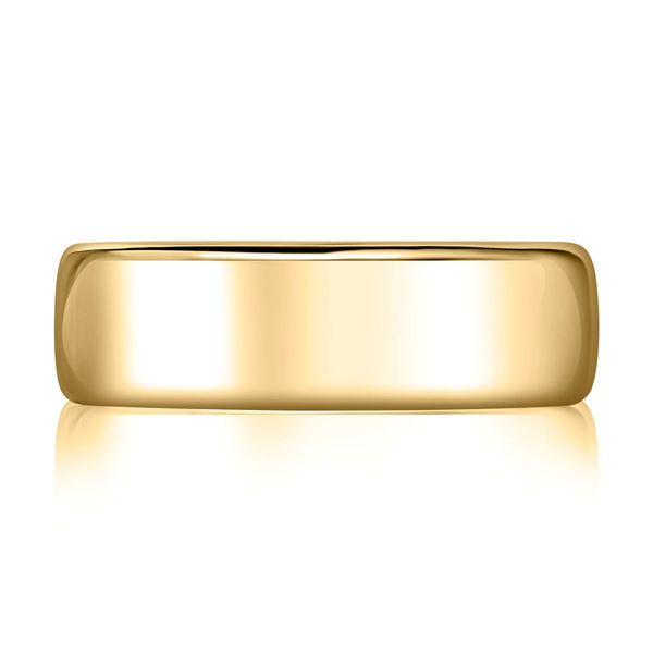 A. Jaffe 14K Yellow Gold 7mm Expandable Band | Modern Comfort Fit Design Image 2 Bradley's Jewelers Jacksonville, NC