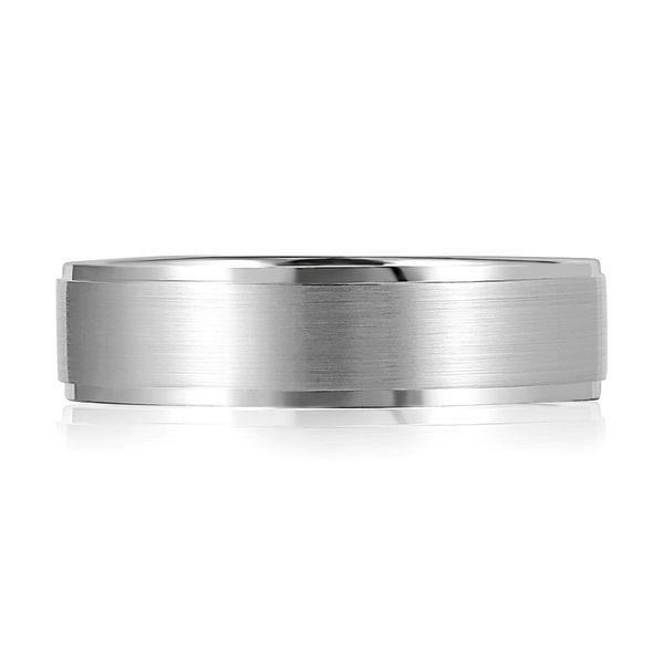 A. Jaffe 14K White Gold Expandable Band | Satin Finish Comfort Fit Image 2 Bradley's Jewelers Jacksonville, NC