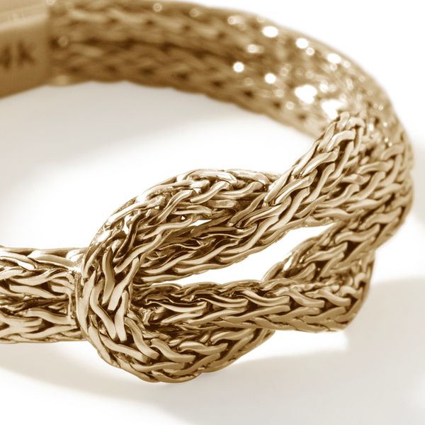 John Hardy 14K Yellow Gold Mannah Classic Chain Ring Size 8 Image 4 Bradley's Jewelers Jacksonville, NC