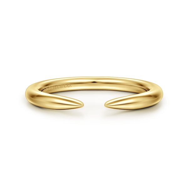 Gabriel & Co 14K Yellow Gold Thin Open Band – Contemporary Collection Bradley's Jewelers Jacksonville, NC