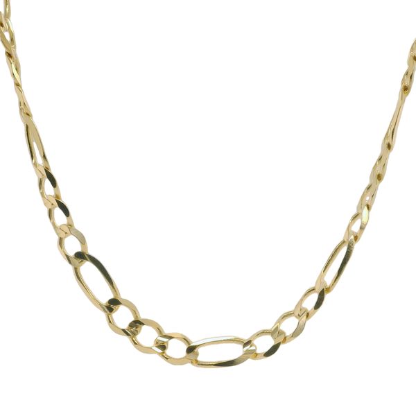 10K Yellow Gold Figaro Chain 26 Inch 4.5mm Necklace Bradley's Jewelers Jacksonville, NC