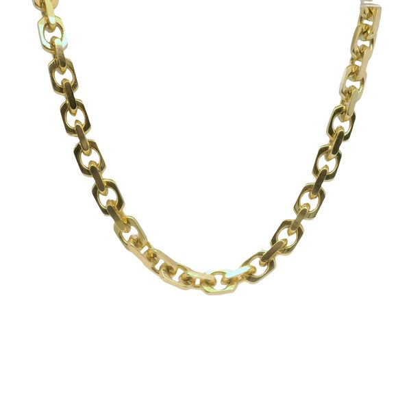 10K Yellow Gold 5MM Fancy Link Bracelet 8 Inch Bradley's Jewelers Jacksonville, NC