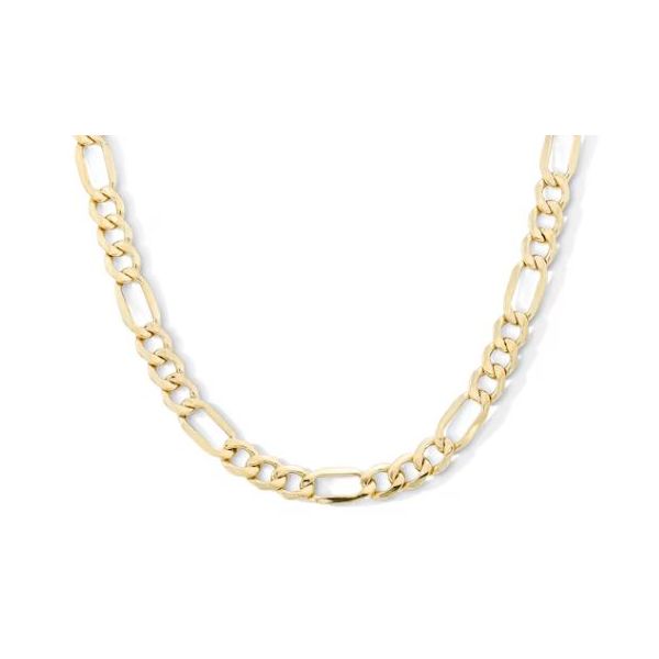 10K Yellow Gold 22 Inch Figaro Chain Bradley's Jewelers Jacksonville, NC