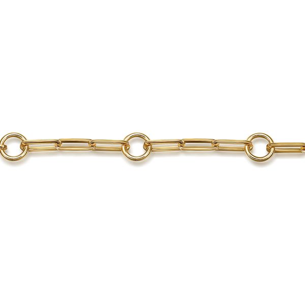Gabriel & Co 14K Yellow Gold Link Chain Bracelet Image 2 Bradley's Jewelers Jacksonville, NC