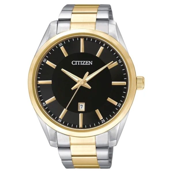 Citizen Men's Two-Tone Stainless Steel Watch 42mm Black Dial Bradley's Jewelers Jacksonville, NC