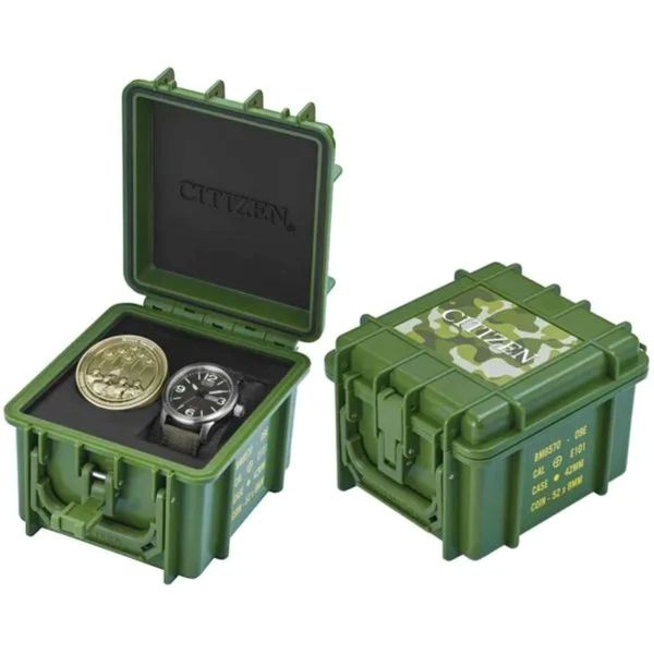 Citizen Eco-Drive Military Inspired Watch Gift Set Image 2 Bradley's Jewelers Jacksonville, NC