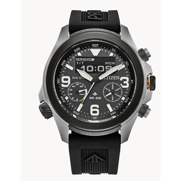 Citizen Eco-Drive Promaster Land U822 Chronograph Watch 44mm Bradley's Jewelers Jacksonville, NC
