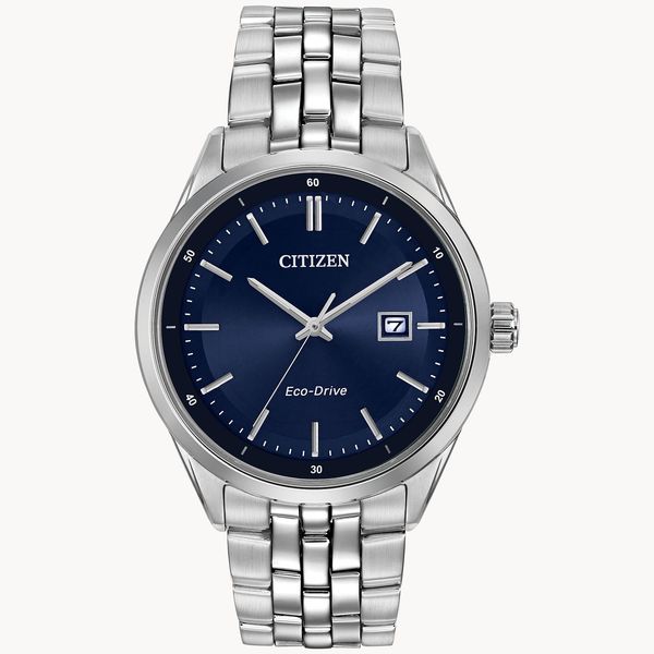 Citizen Men's Eco-Drive Blue Dial Stainless Steel Watch Bradley's Jewelers Jacksonville, NC