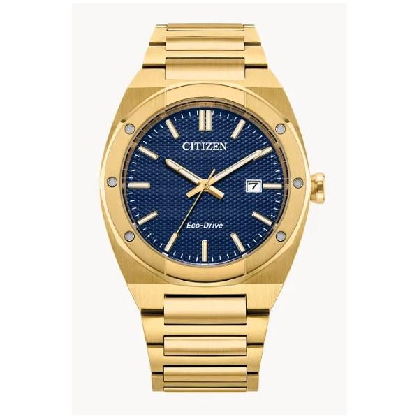 Citizen Eco-Drive Sport Luxury Gold Tone Watch 40mm Bradley's Jewelers Jacksonville, NC