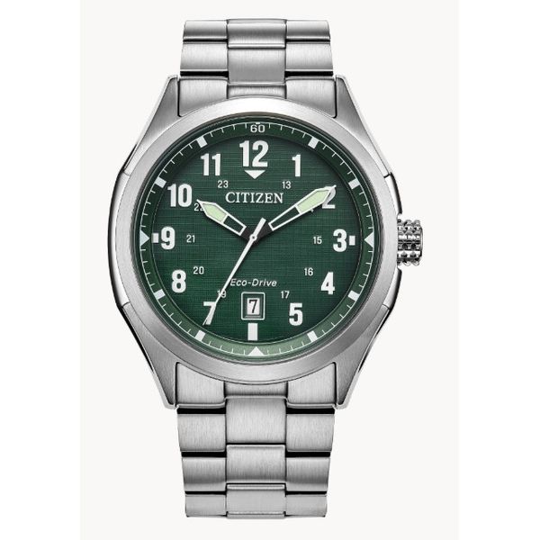 Citizen Terra Force Eco-Drive Stainless Steel Watch Bradley's Jewelers Jacksonville, NC