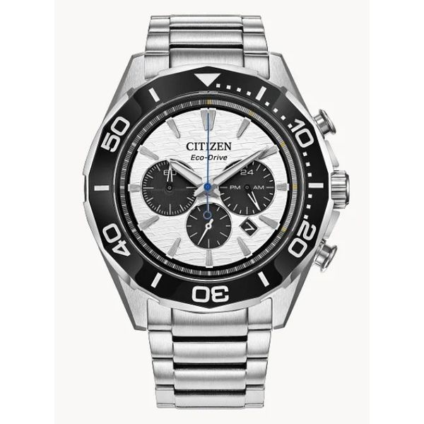 Citizen Endeavor Chronograph Eco-Drive Stainless Steel Watch Bradley's Jewelers Jacksonville, NC
