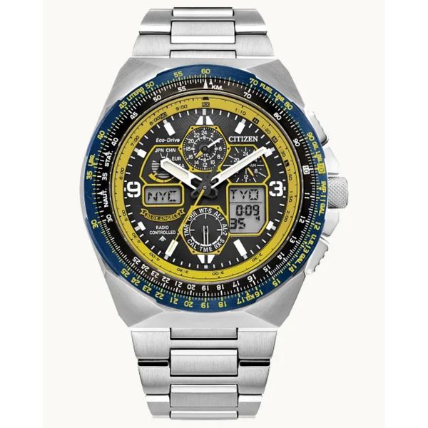 Citizen Promaster Skyhawk A-T Blue Angels Watch with Flight Helmet Box Bradley's Jewelers Jacksonville, NC
