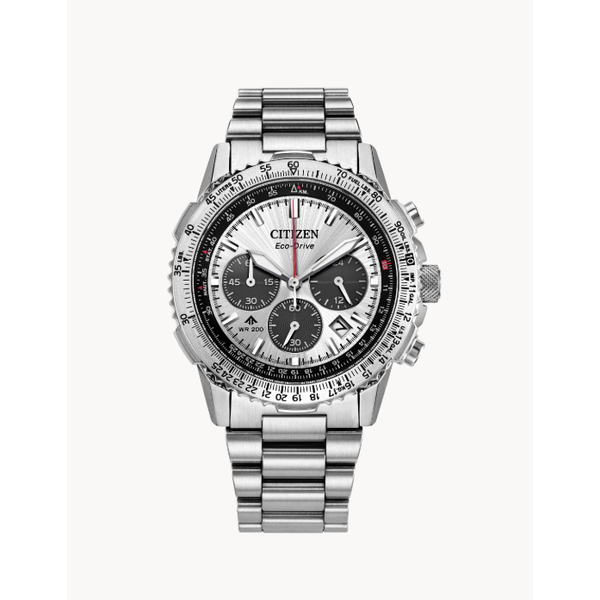 Citizen Promaster Navihawk Chronograph 40mm Stainless Steel Watch Bradley's Jewelers Jacksonville, NC