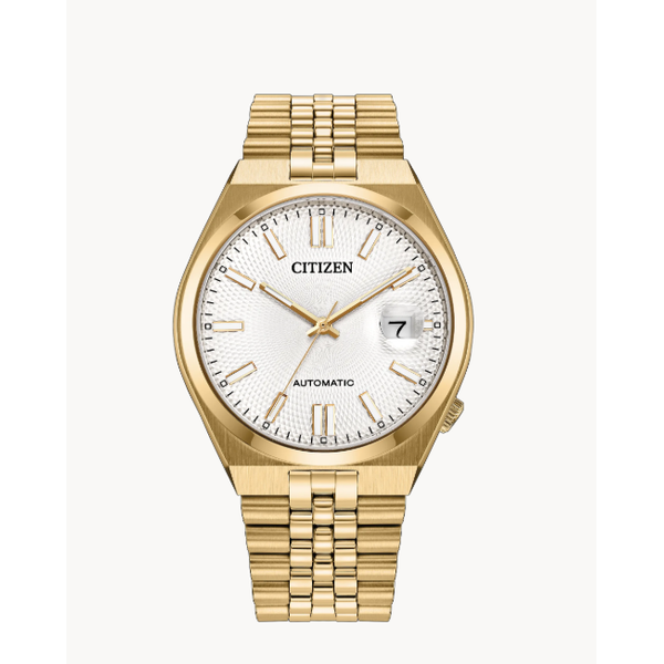 Citizen TSUYOSA 60 Automatic Men's Watch 40mm Gold-Tone Stainless Steel Bradley's Jewelers Jacksonville, NC