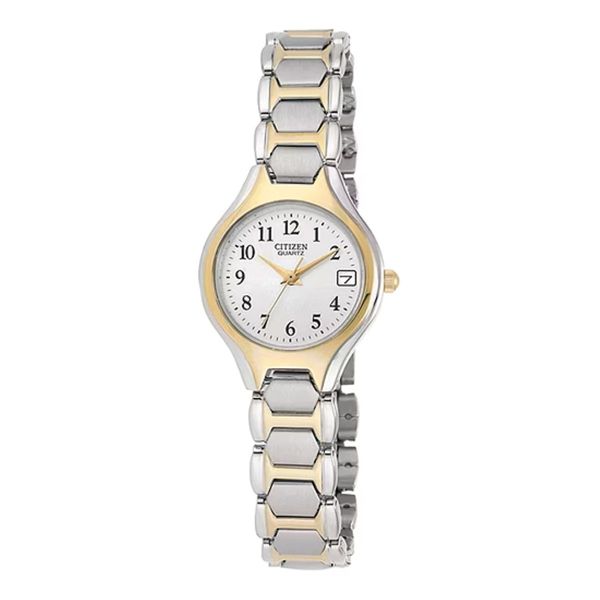 Citizen Ladies Quartz Watch | Two-Tone Palladium & Gold Finish Bradley's Jewelers Jacksonville, NC
