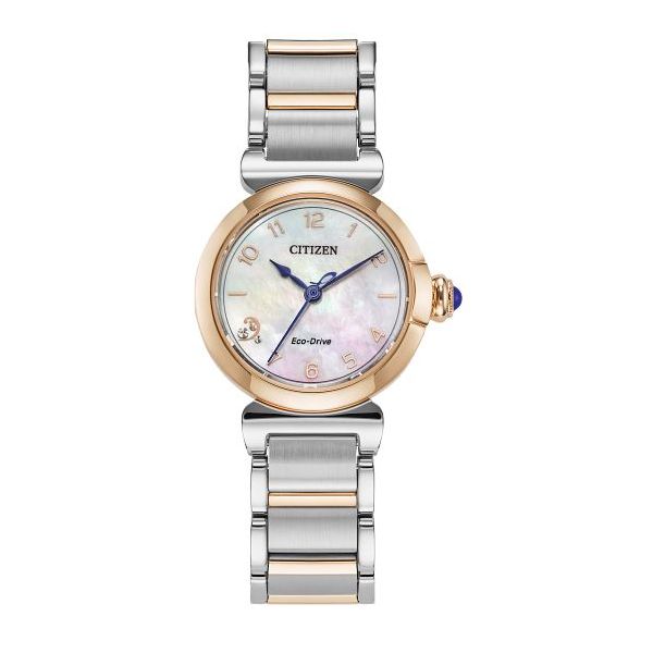 Citizen L Mae Eco-Drive Two-Tone Sapphire Crystal Watch Bradley's Jewelers Jacksonville, NC