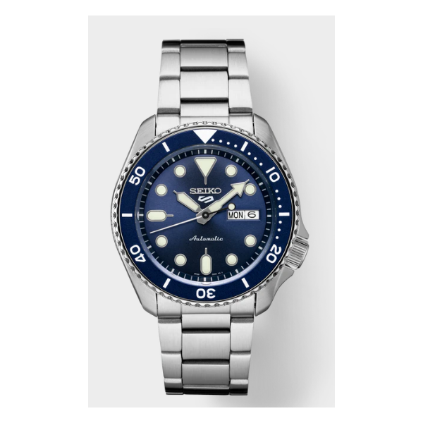 Seiko 5 Sports Men's Automatic Watch 42.5mm Blue Dial SRPL51 Bradley's Jewelers Jacksonville, NC