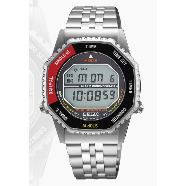 Seiko Essentials SS Digital 37mm Stainless Steel Case and Bracelet Quartz Movement Hardlex Crystal Bradley's Jewelers Jacksonville, NC