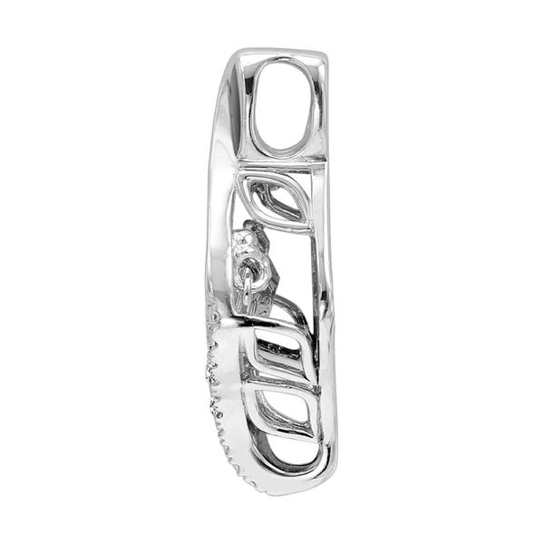 Sterling Silver Rhythm of Love 1/6 CTW Diamond Pendant Necklace Image 2 Bradley's Jewelers Jacksonville, NC