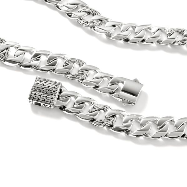 John Hardy Classic Chain Curb Link Necklace in Sterling Silver | Bradley's Jewelers Image 2 Bradley's Jewelers Jacksonville, NC