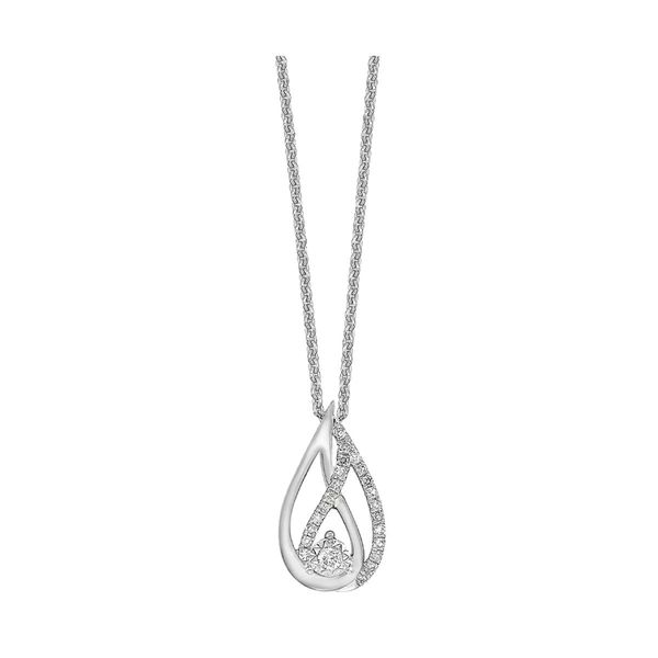 Sterling Silver 0.01 Ctw Diamond Pendant and Chain Bradley's Jewelers Jacksonville, NC