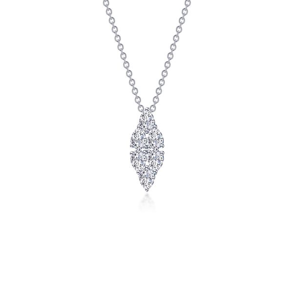 Lafonn Pear-Shaped Cluster Necklace 1.75 CTW Bradley's Jewelers Jacksonville, NC