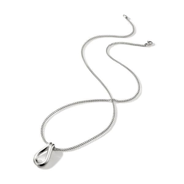 John Hardy Sterling Silver Surf Chain Pendant Necklace 24