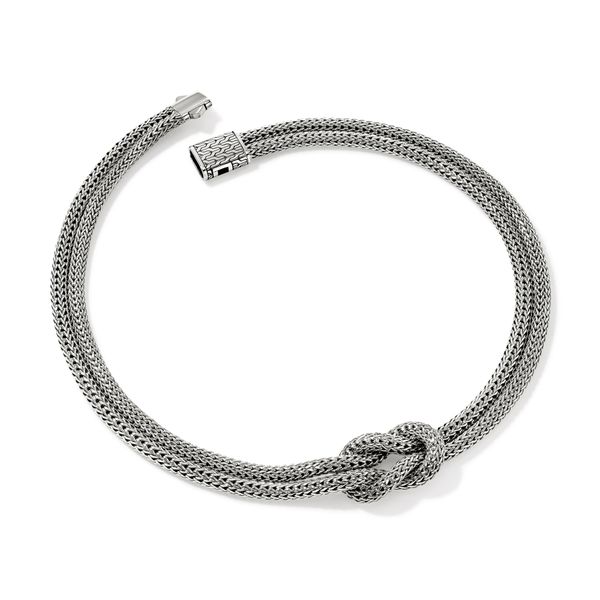 John Hardy Love Knot Double Chain Necklace in Sterling Silver | Bradley's Jewelers Image 3 Bradley's Jewelers Jacksonville, NC