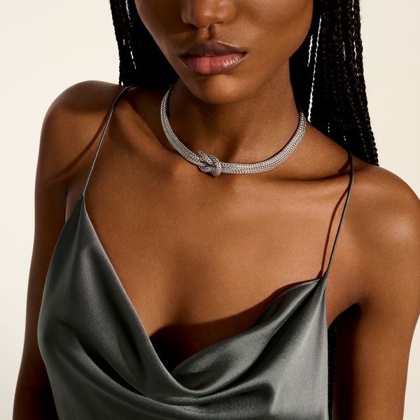 John Hardy Love Knot Double Chain Necklace in Sterling Silver | Bradley's Jewelers Image 5 Bradley's Jewelers Jacksonville, NC